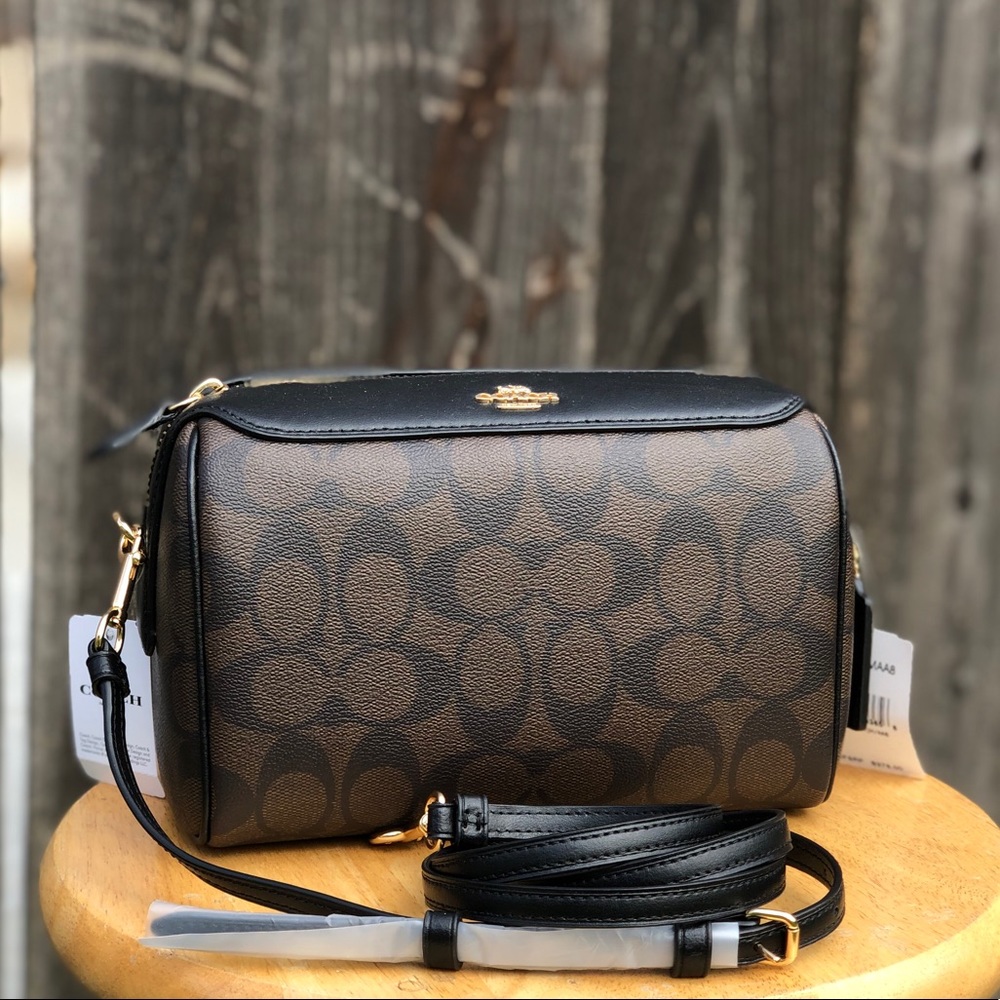 NWT!COACH BENNETT CROSSBODY IN SIGNATURE CANVAS